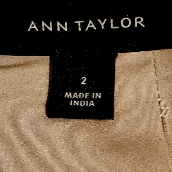 Ann Taylor Rose Gold Sequins A-Line Skirt - Picture 9 of 10